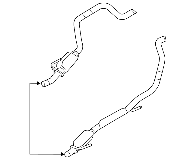 Resonator & Pipe Mopar (55398332AH) Mopar Parts
