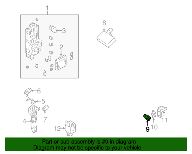 19902006 Subaru Fuel Pump Relay 82501GA240 Subaru Parts For You