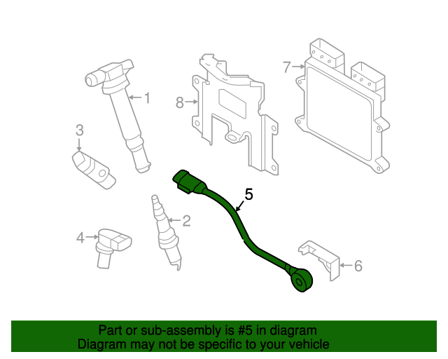 393203C650 Knock Sensor 20162017 Kia K900 Kia.Parts Store
