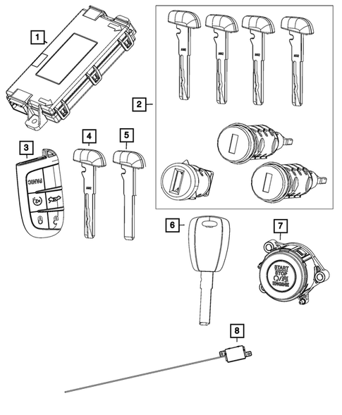Keys, Modules and Engine Controllers for 2022 Ram ProMaster 2500 ...
