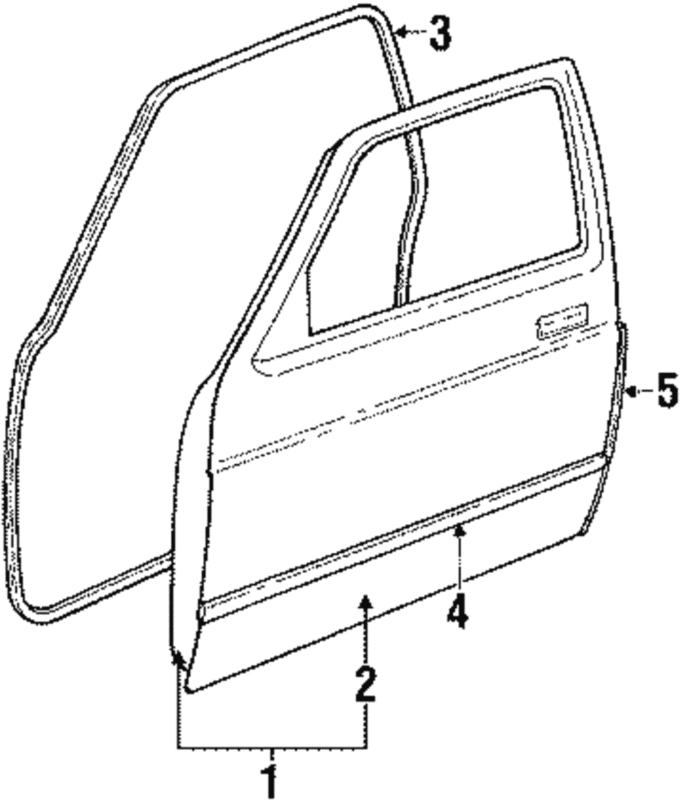 Door Shell - GM (12381941)
