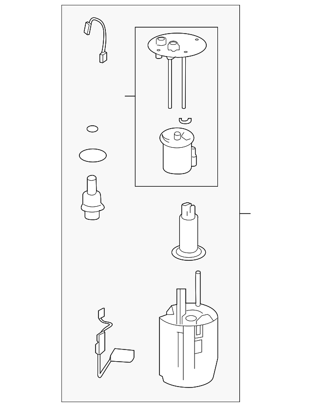 770200E111 Fuel Pump Assembly 20142016 Toyota Highlander Boch