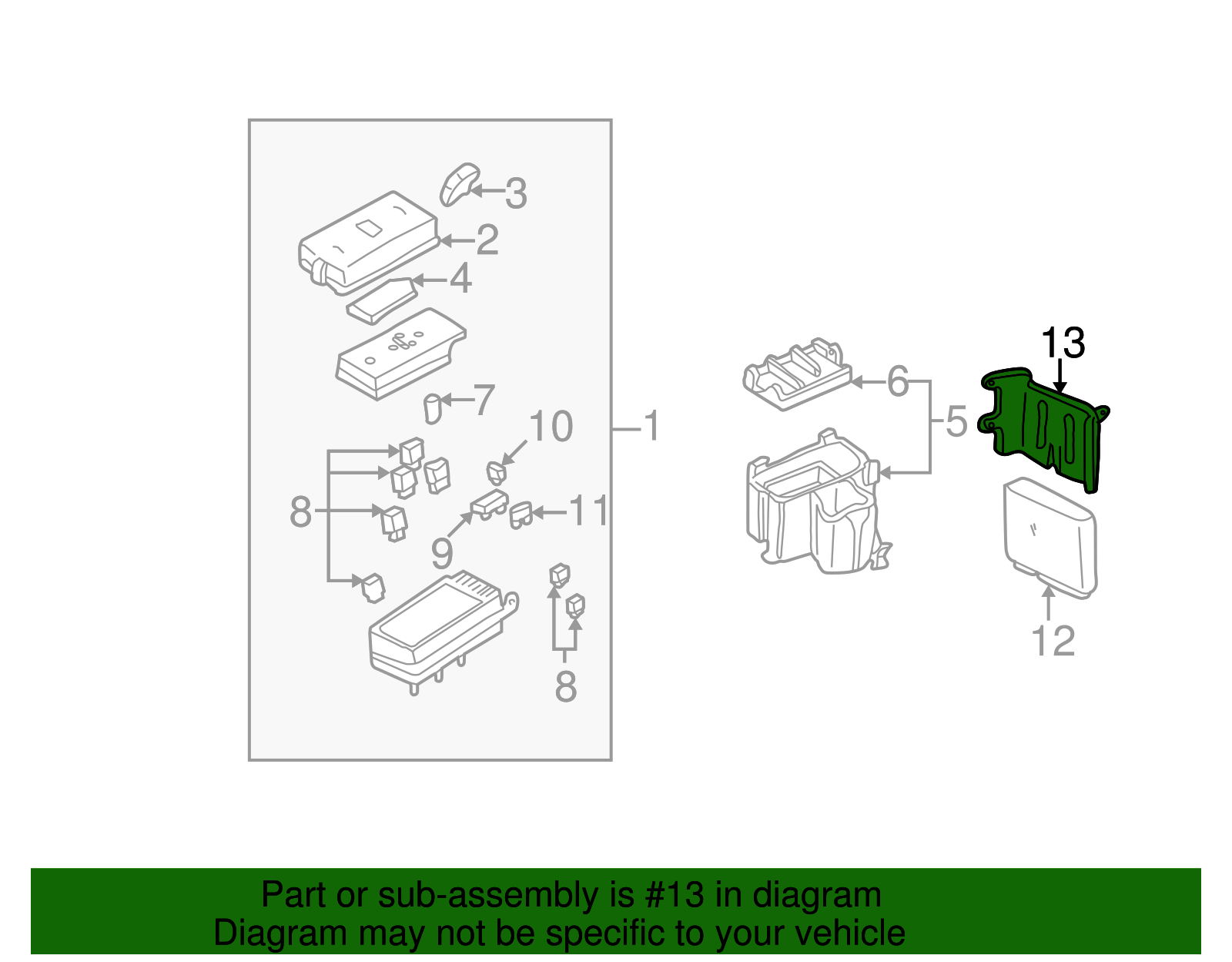 Module Bracket - GM (25671824)