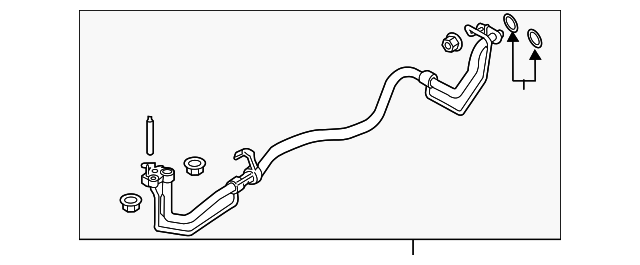 Motorcraft™ A/C Pipe - Ford (YF-38425)