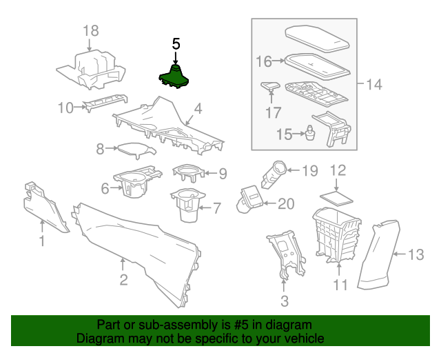 20182021 Toyota CHR Shift Boot 58808F4090C0 Toyota Parts Center