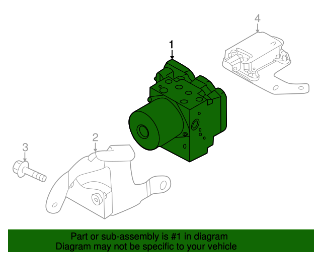 Kia 2010 Kia Forte ABS Pump Assembly 589201M700 KIA Parts Hub Kia parts near me Kia parts and