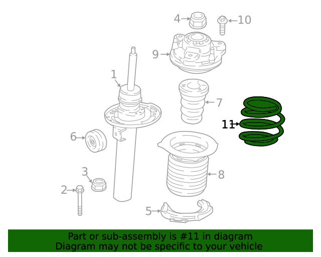 31336889992 Coil Spring 20202022 BMW Buy BMW Parts Now