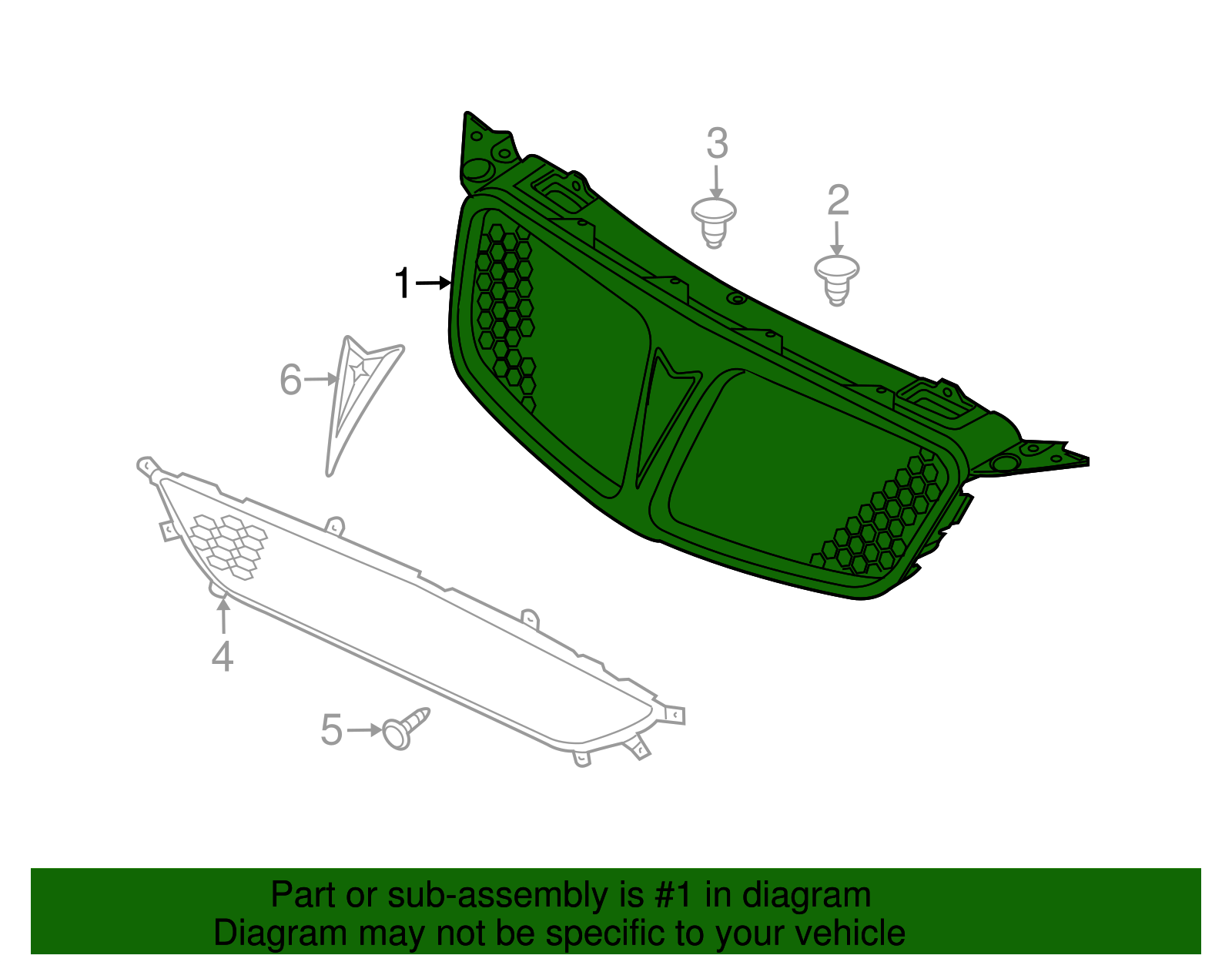 Front Grille - GM (96806926)
