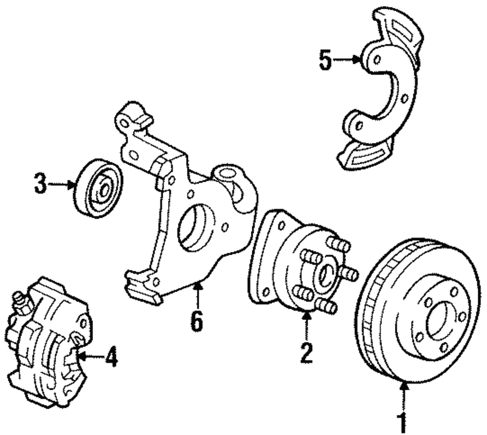 Hub & Bearing - GM (7470553)