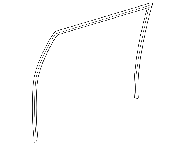 Window Channel Left 2007-2014 Toyota FJ Cruiser Window Channel (Left, Front) 68151-35092 ...