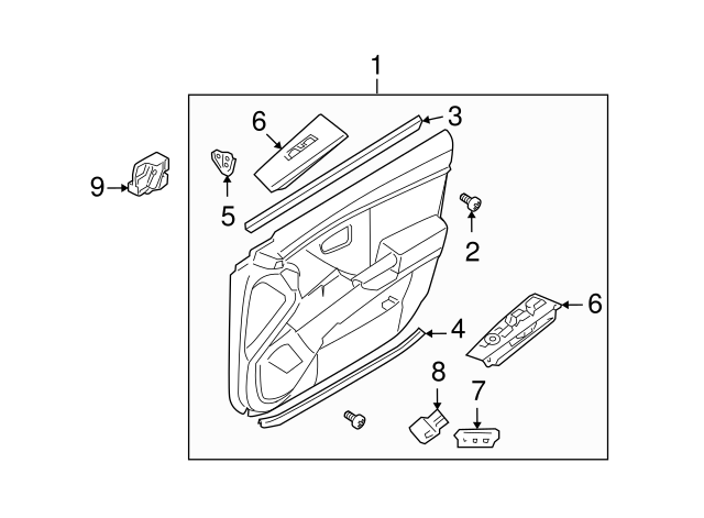 Genuine Hyundai 93575-3L302-X6 Power Window Sub-Switch Assembly Genuine Hyundai 93575-3L302-X6 Power Window Sub-Switch Assembly