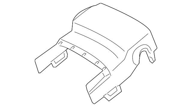 45286-60540-E0 - Upper Column Cover - 2016-2021 Toyota Land  