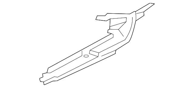 Passenger Side Air Inlet Grille Panel Extension - GM (84075650)