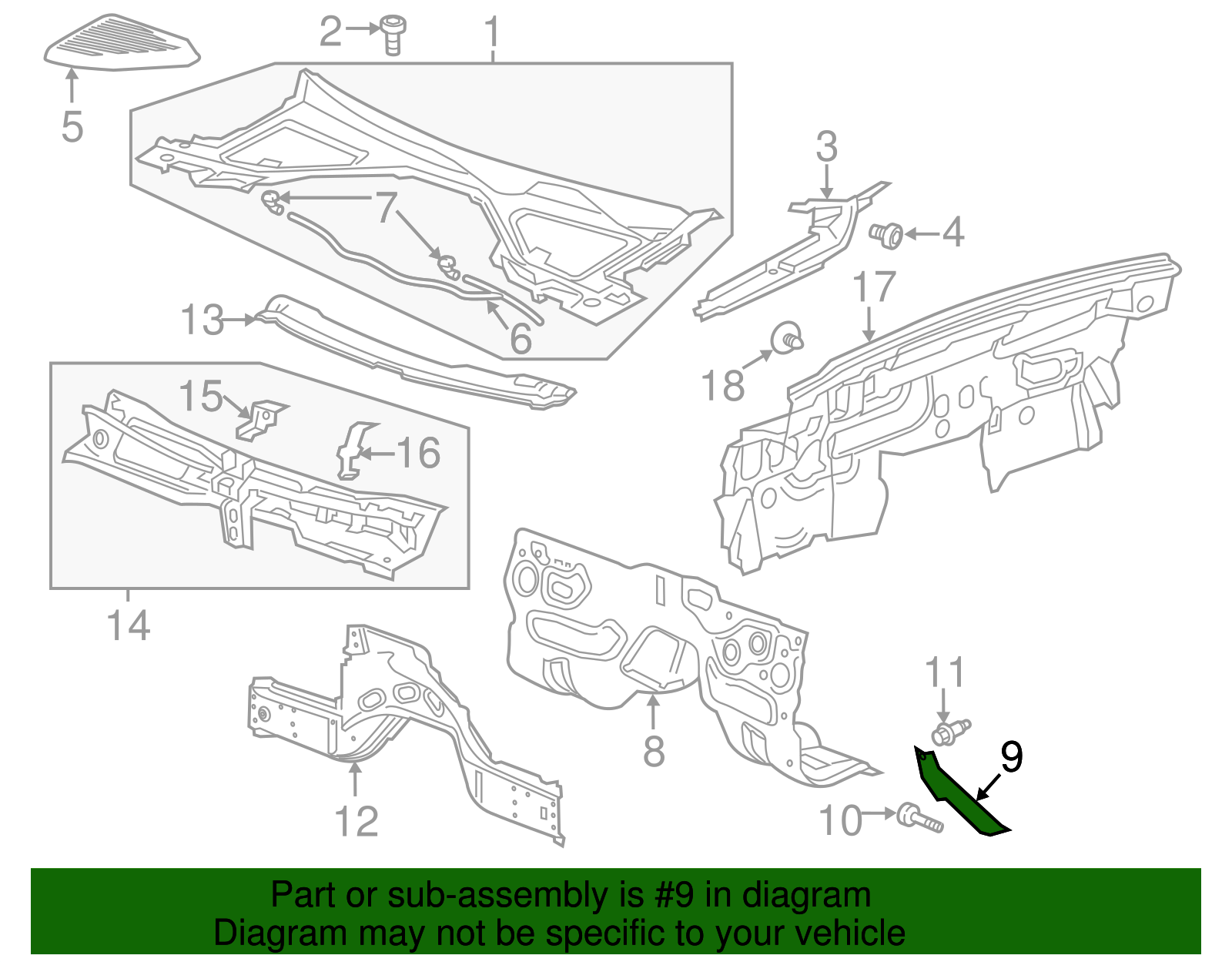 F Reinforcement - GM (84103761)