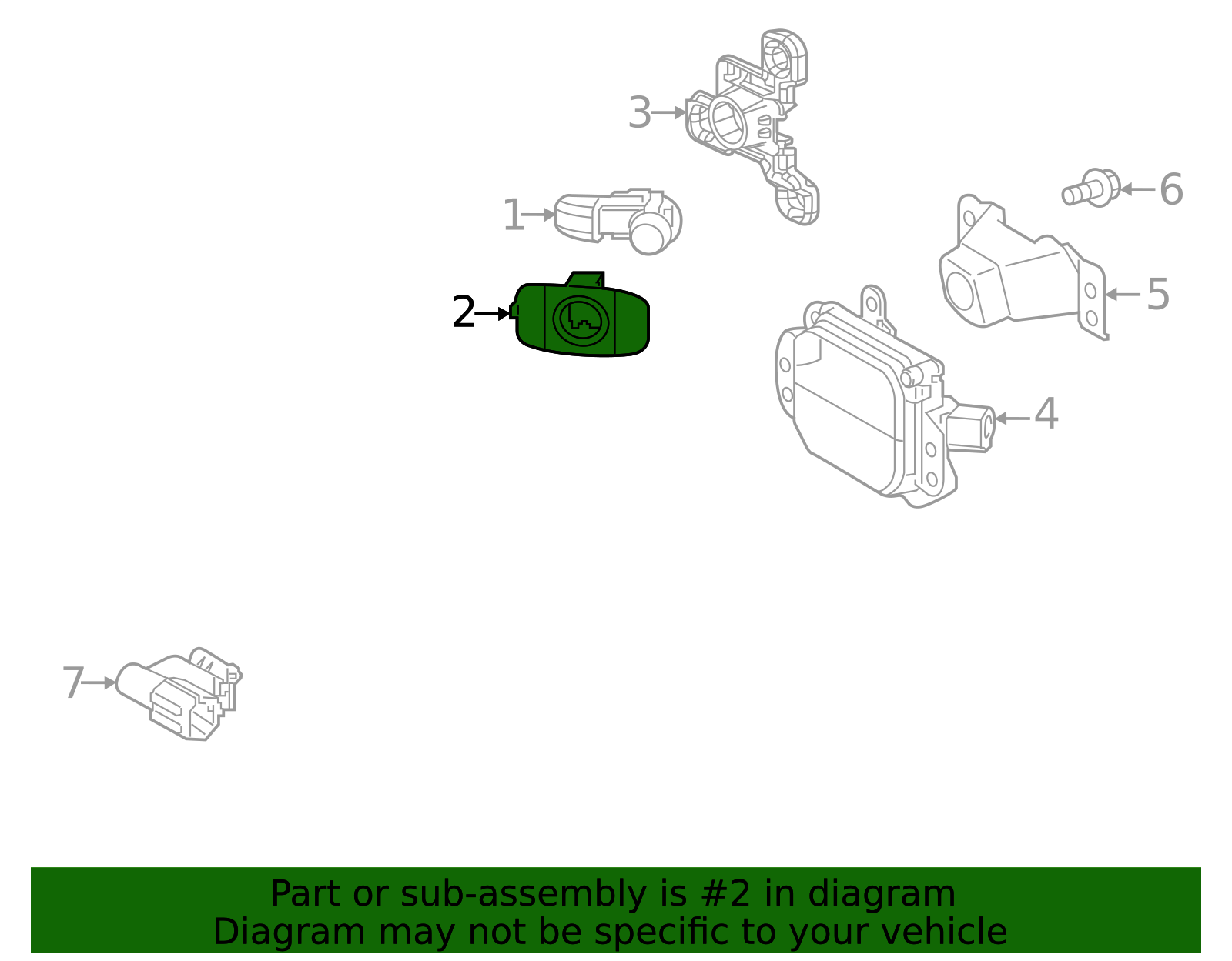 Park Sensor Bracket - Toyota (89348-42230-A1)