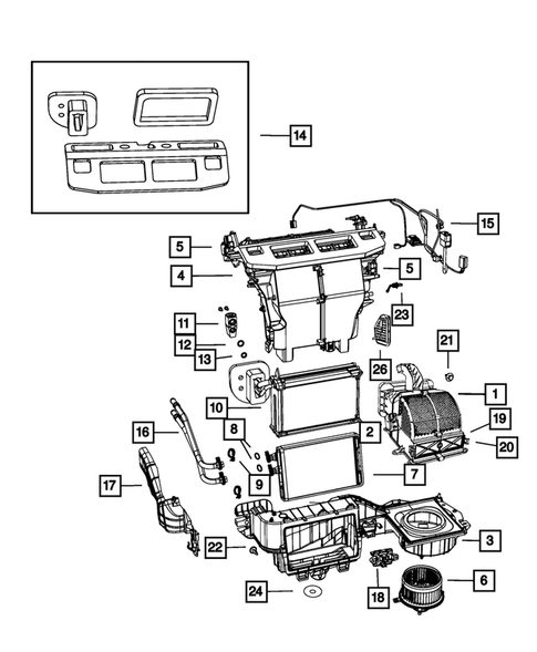 Air Conditioner and Heater Units for 2011 Dodge Grand Caravan | Mopar  Estores
