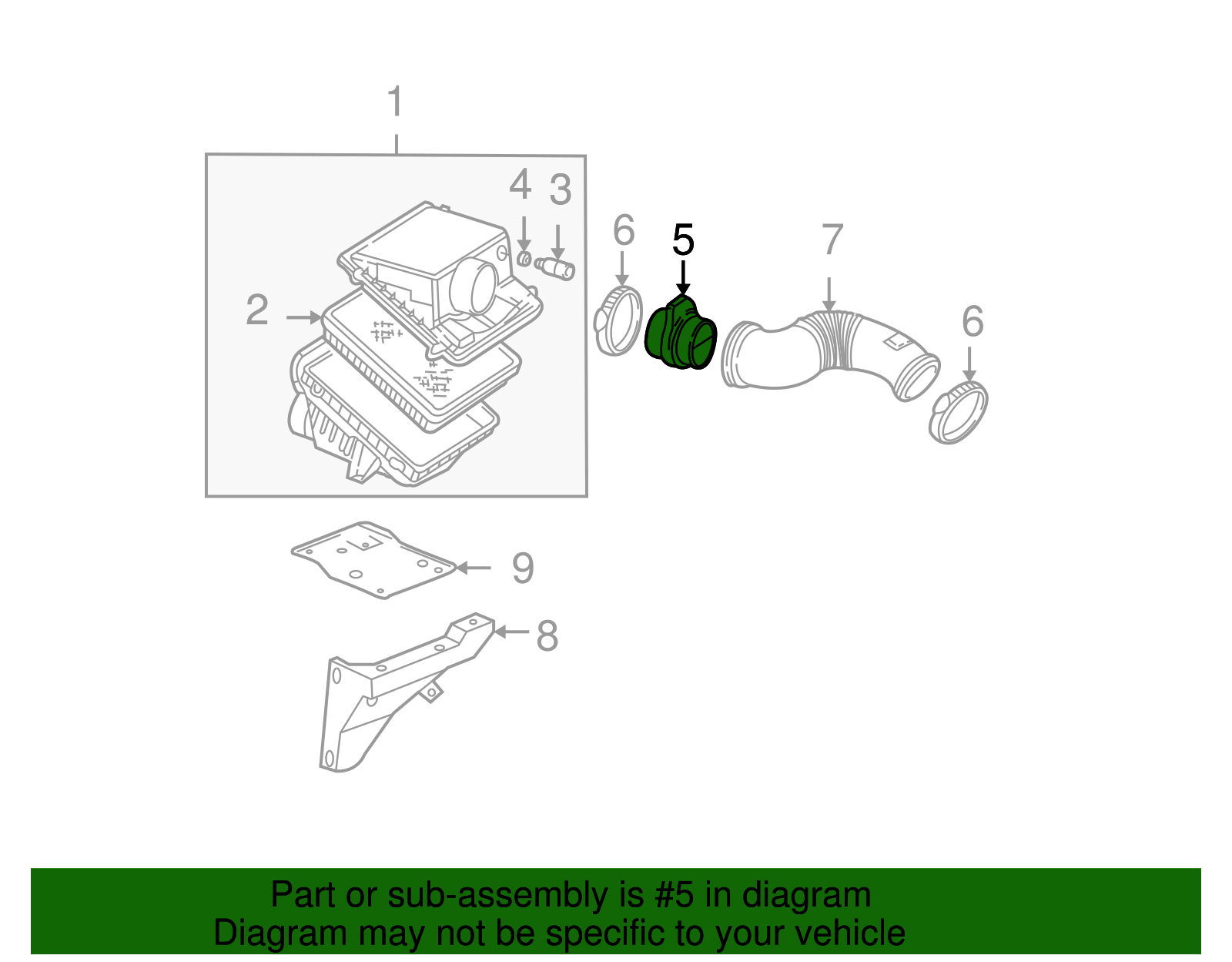 Mass Air Flow Sensor - GM (88892543)