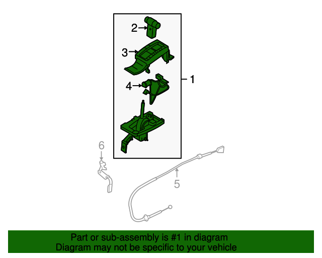 WayJun Automatic Transmission Shifter Cable Compatible With 2005-2008 Ford F -150, 2006-2008 Lincoln Mark LT 4R70W/E 4R75W/E With Console Shift V8 Engine, Transmission Shift Cables - Canada - Foto 11