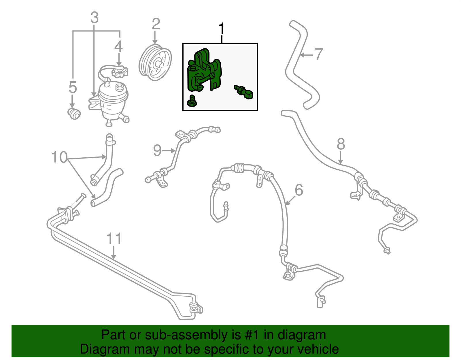 STP-208-RM - Motorcraft™ Power Steering Pump | Sunrise Ford Parts