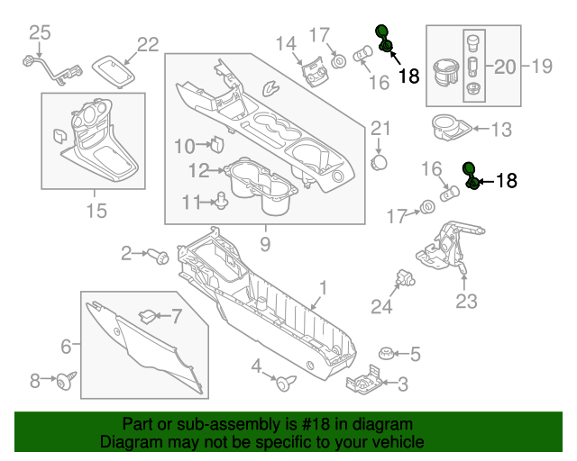 BC3Z19A487A Power Outlet Cap 20112013 Ford Fiesta Lasco Auto Parts