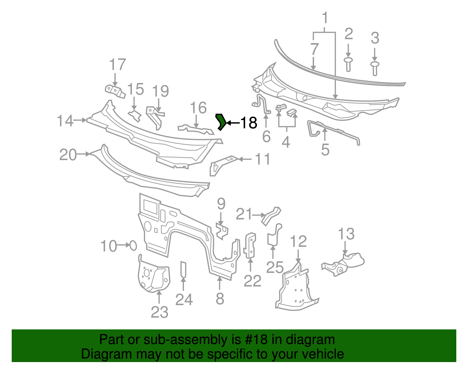 Bracket - GM (10350291)