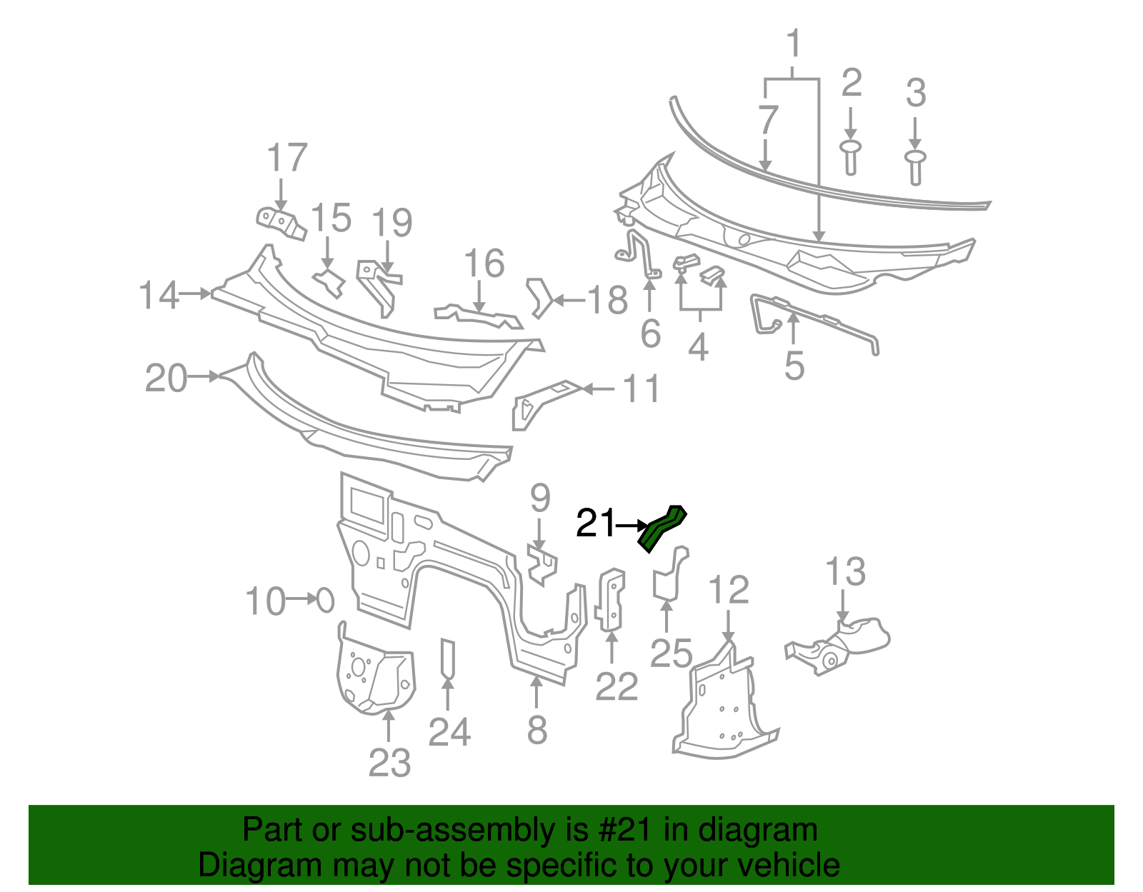 Bracket - GM (10350308)