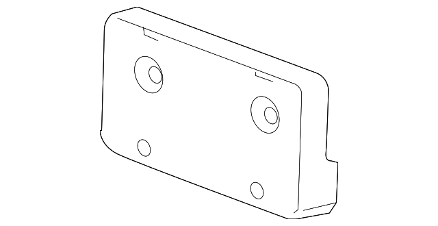 License Plate Bracket - GM (94701190)