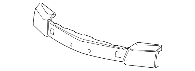 Front Bumper Energy Absorber - GM (93357704)