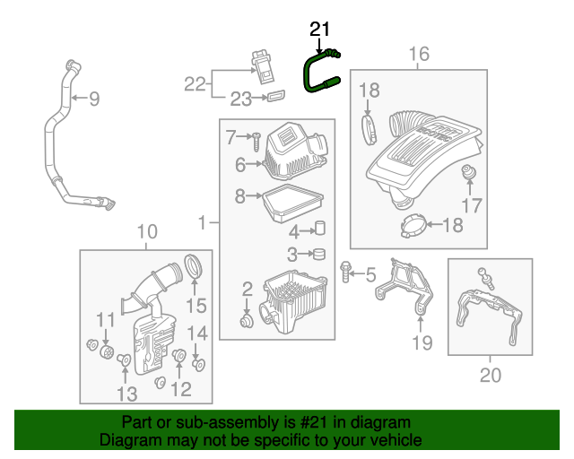 Blend Door - 2010 GMC Terrain | O'Reilly Auto Parts