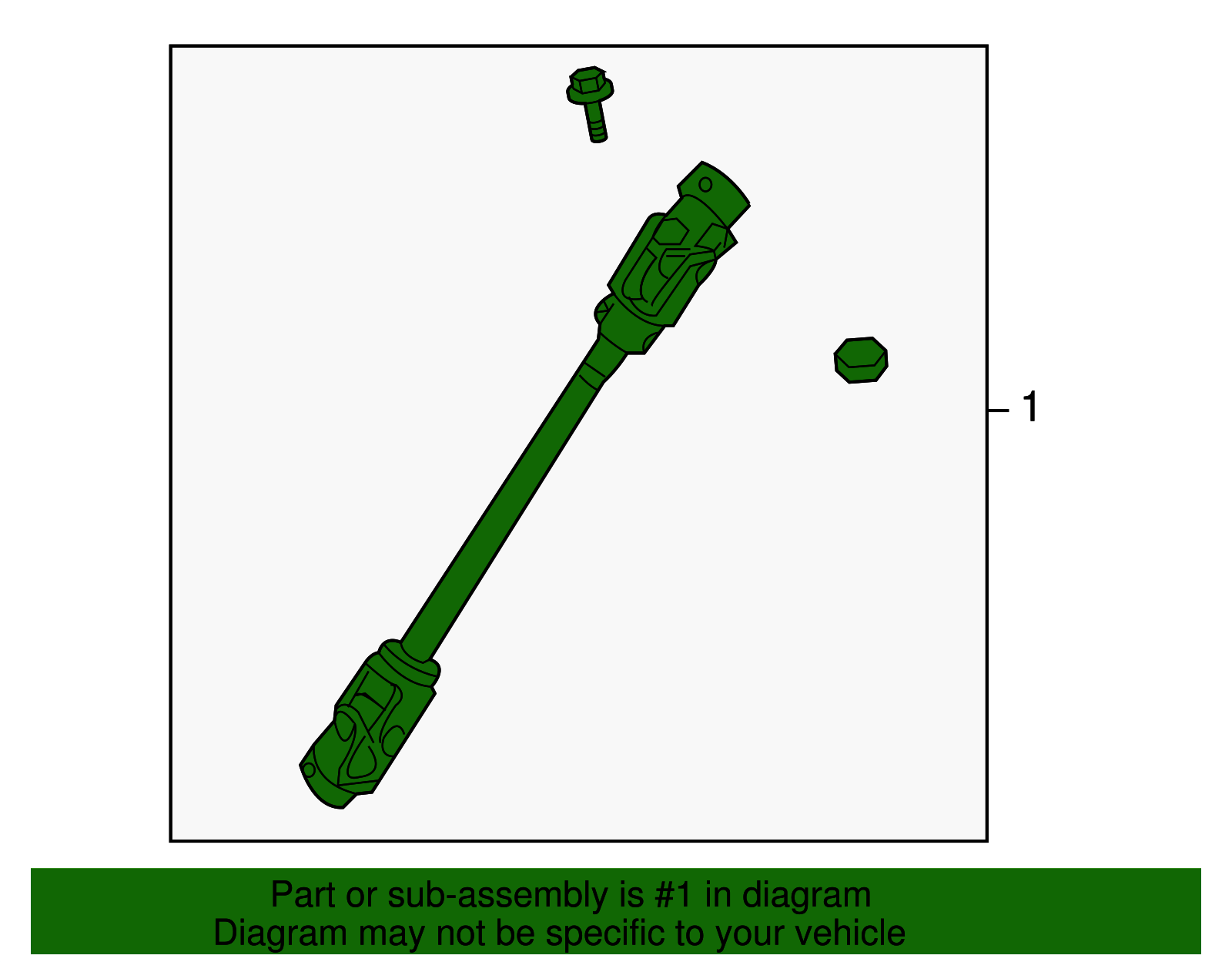 Intermediate Steering Shaft - GM (96535274)