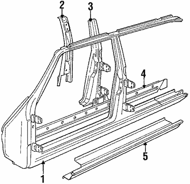 Genuine BMW 41111903905 Rocker Panel FREE Shipping on Most Orders