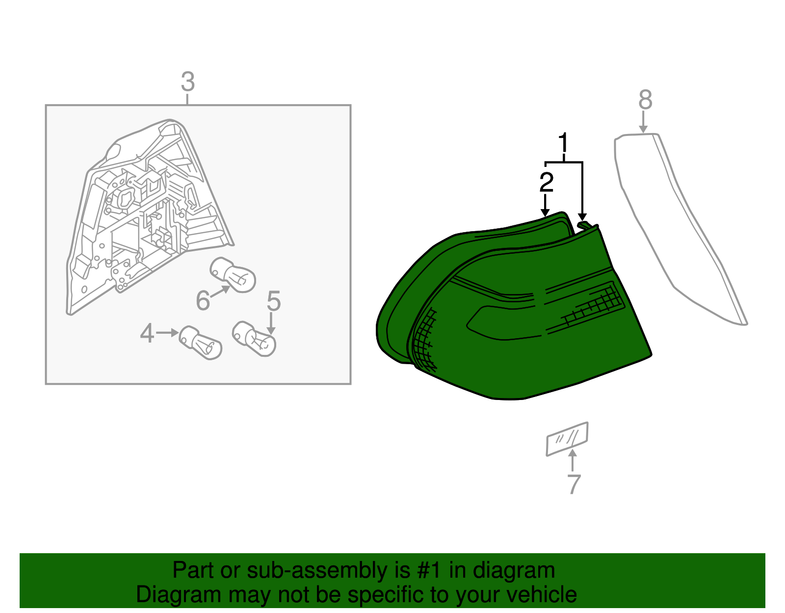 63-21-6-937-453 - Tail Lamp Assembly - 2004-2006 BMW | BMW Parts Exchange