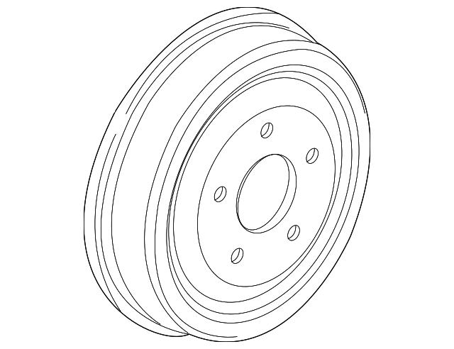 Drum Assembly, Rear Brake - GM (10306594)