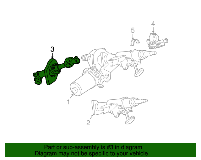 20032007 Saturn Ion OEM NEW 200307 GM Saturn Ion Steering Column