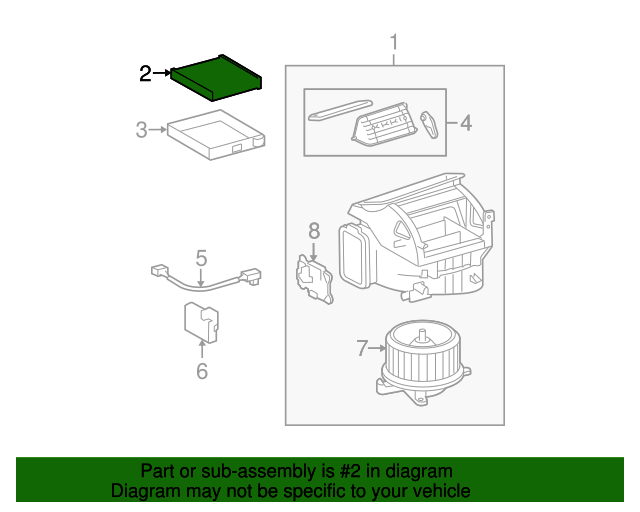 8713907010 Cabin Air Filter For 20062013 Lexus Lexus OE Parts