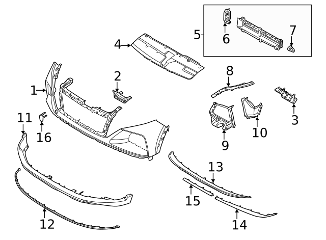 86950 Genuine OEM Shutter Assembly Part# 86950-N9000 Fits 2022 Hyundai Tucson ...