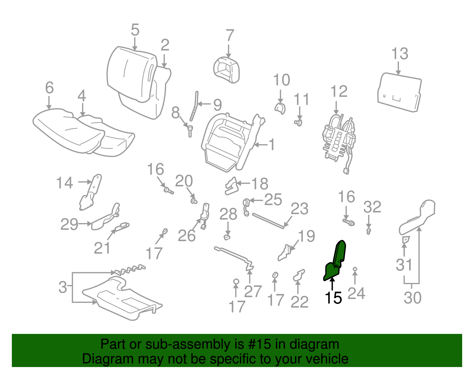 Recliner - GM (12459506)