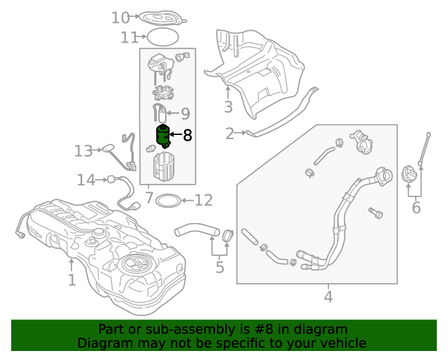2018-2024 Hyundai Fuel Filter 31112-F9000 | OEM Parts Online