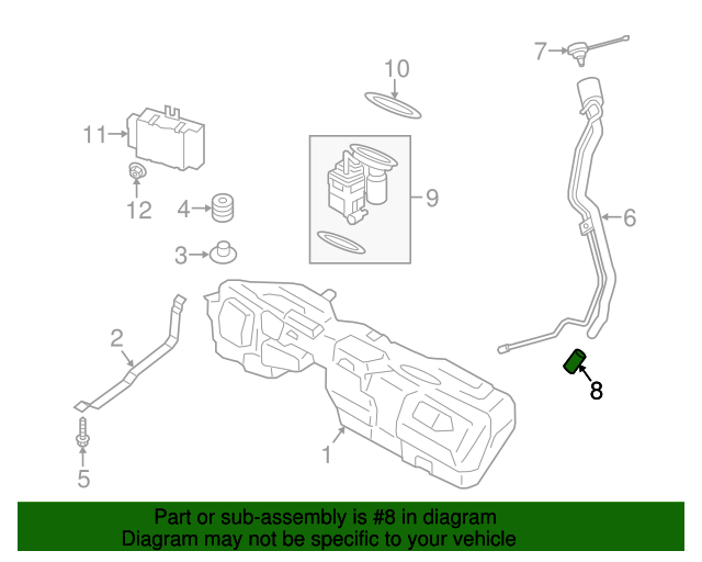 Genuine BMW 16117483183 Fuel Filler Neck FREE Shipping on Most