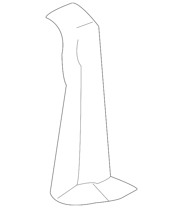 20012007 GM Passenger Side Pickup Box Side Panel Front Brace 15711132