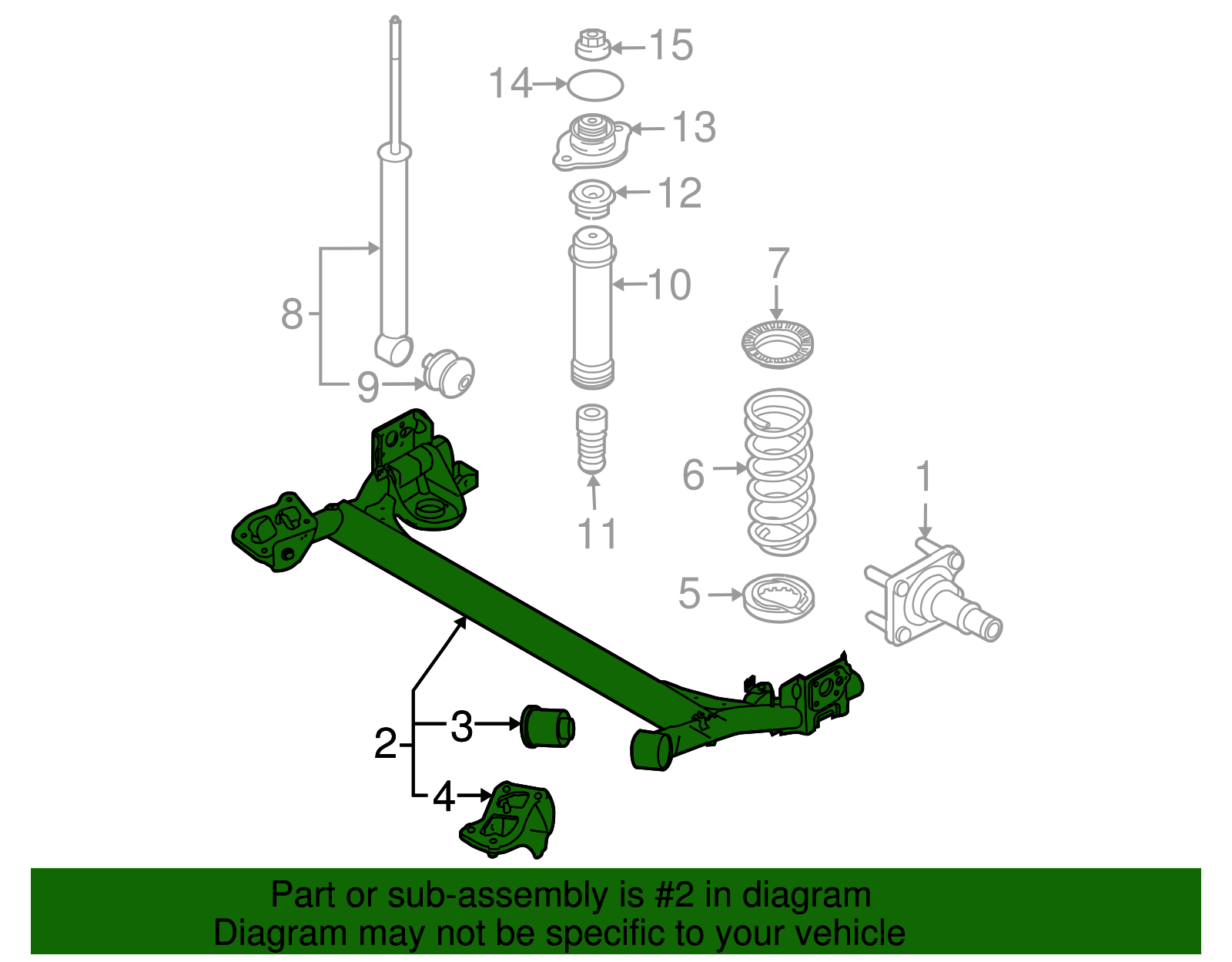 Rear Axle - GM (96653128)