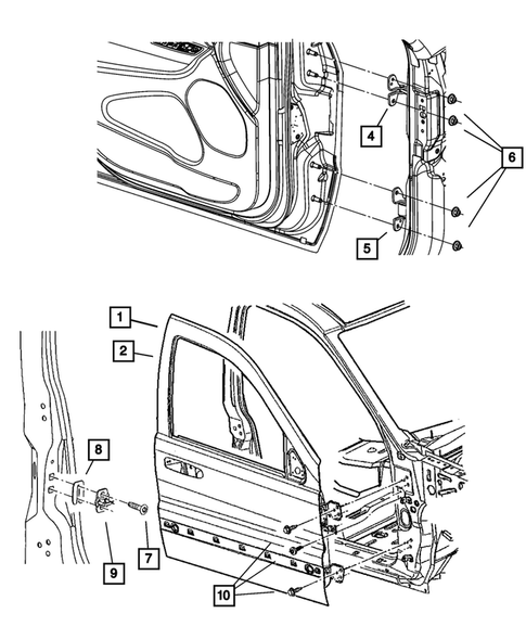 Front Door for 2019 Dodge Durango #1