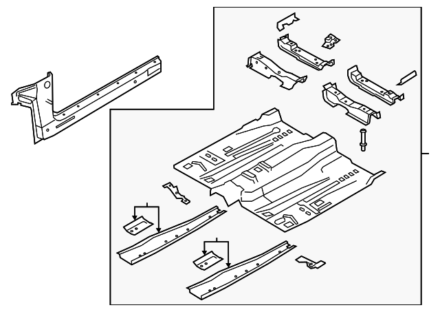 Floor Pan - Ford (HG9Z-5411135-B)
