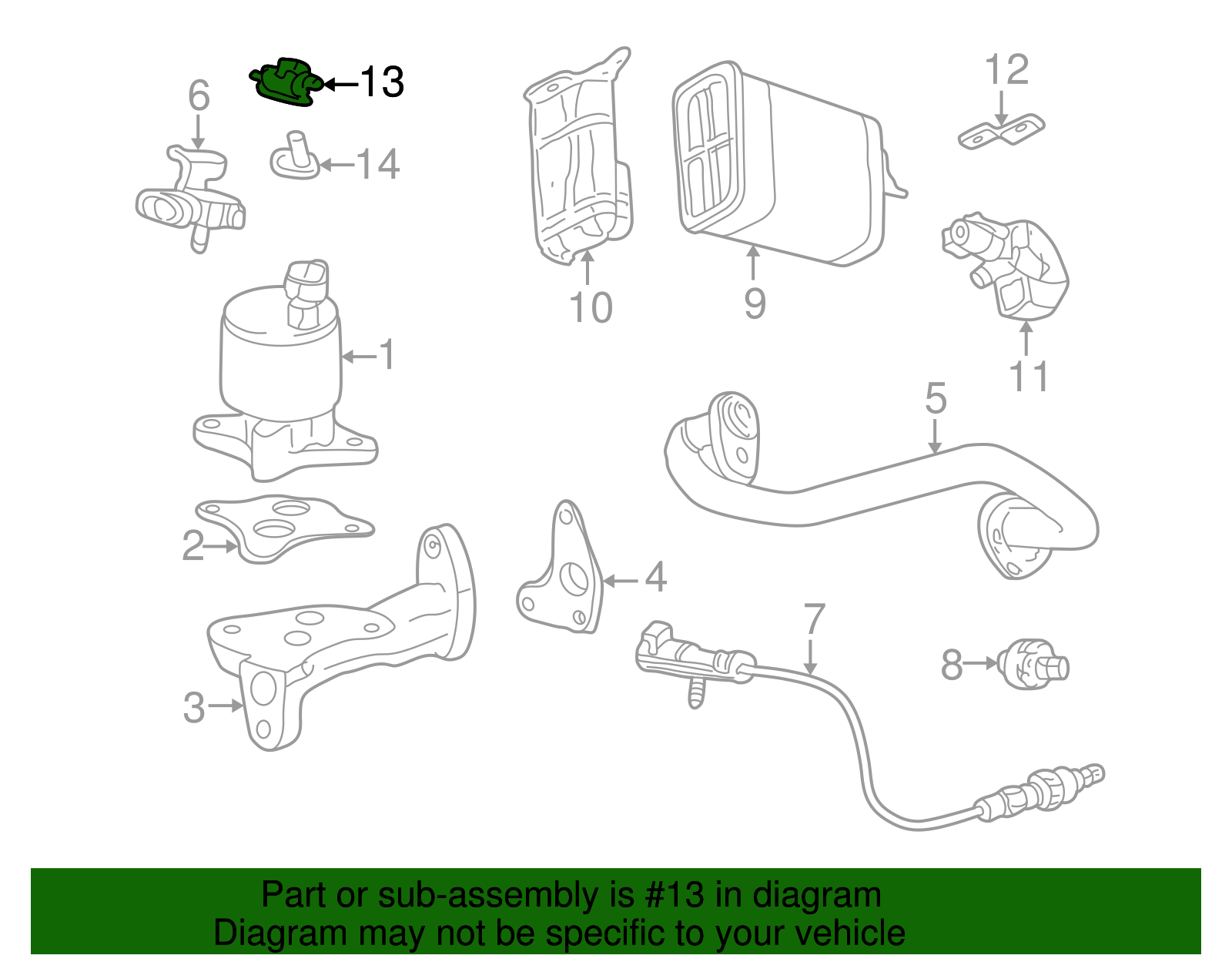 Purge Control Valve - GM (1997297)