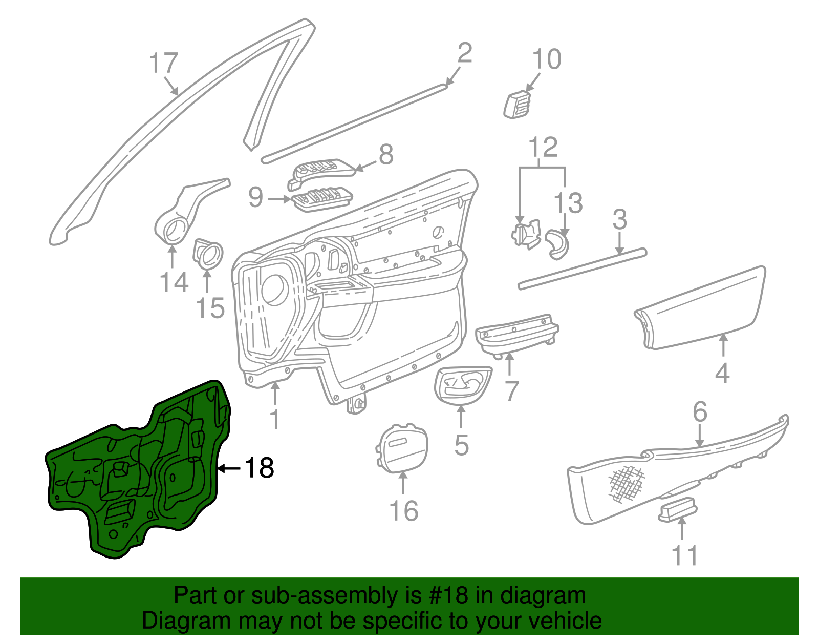 Water Deflector - GM (25668883)