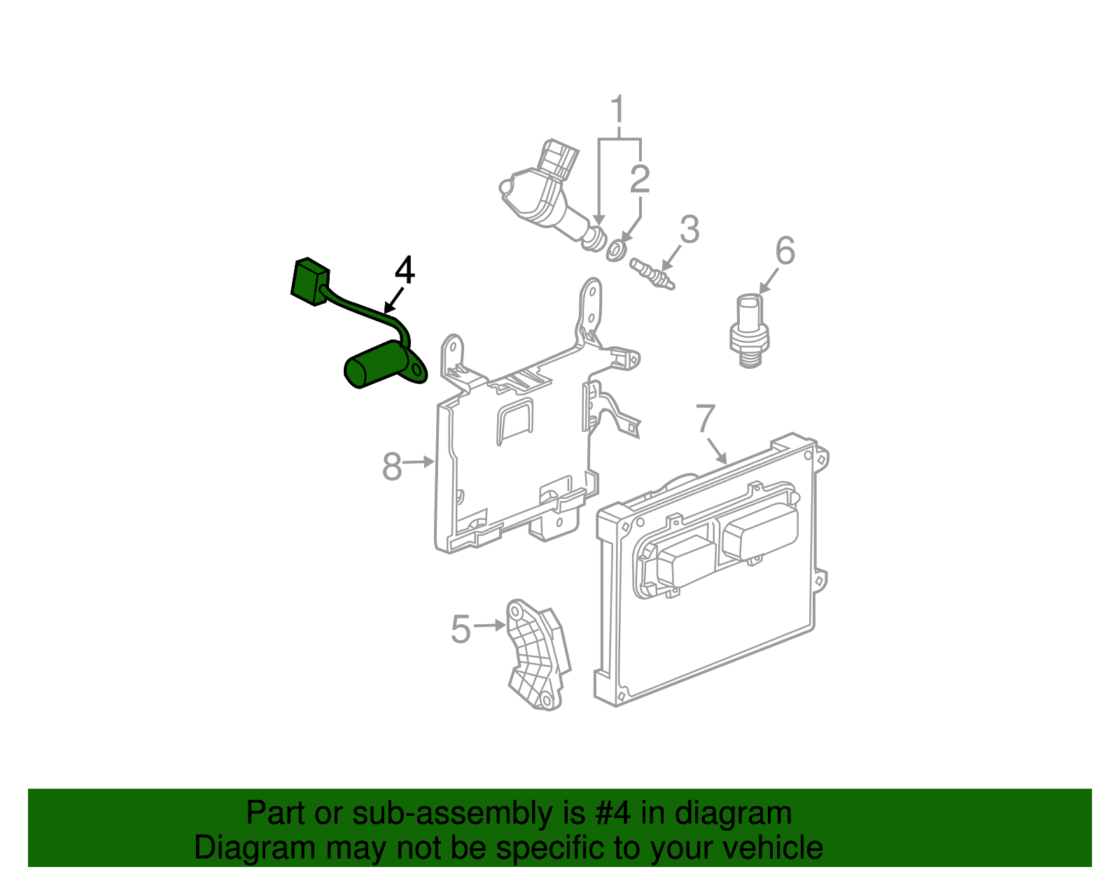 Sensor Assembly-Cm/Shf Posn <Use 12F 36 - GM (12581922)