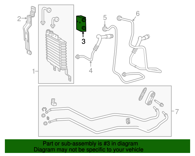20122017 Chevrolet Transmission Fluid Cooler Thermal Bypass Valve