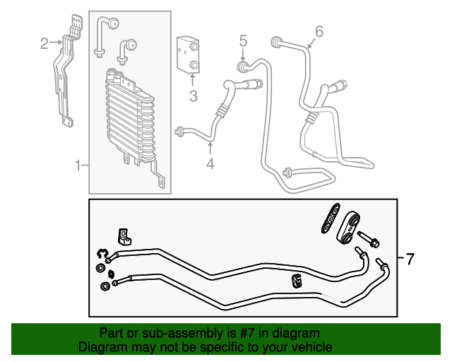 92286553 GM Automatic Transmission Oil Cooler Tube GM Parts Store