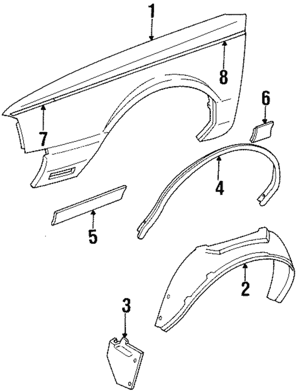 Molding Kit, Body Side Lower - GM (12393667)