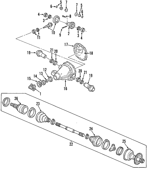 Drive Axles for 2006 Lincoln LS #0